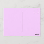 Retro Bloom Geometrische Mod Flower Briefkaart (Achterkant)