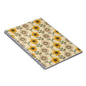 Retro Bloom Harmony Notitieboek (Rechterzijde)