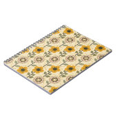 Retro Bloom Harmony Notitieboek (Linkerzijde)