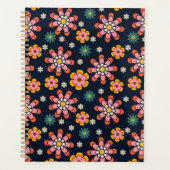Retro Bloom Harmony Notitieboek (Voorkant)