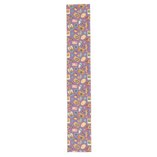 Retro Bloom Runner 70s Pastel Tafel Loper Magie (Voorkant)