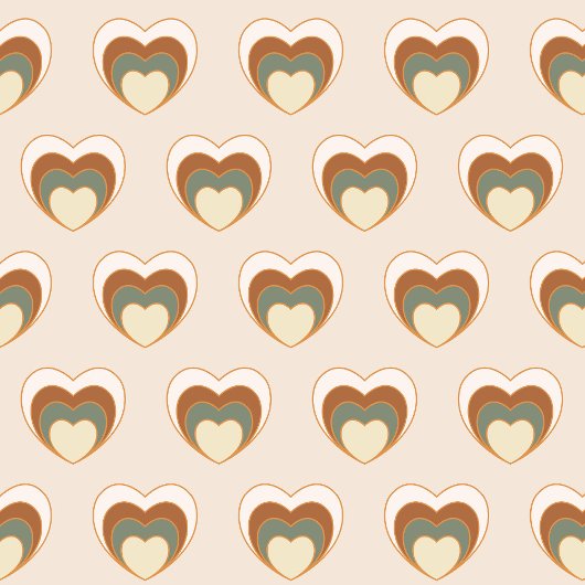 Retro Bloom Tablecloth Brown Green Cozy Accent Tafelkleed