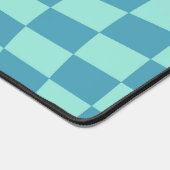 Retro Blue Checked Warped Checkered Bureaumat (Hoek)