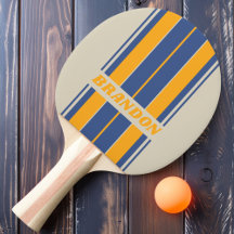 Retro Blue Crush Sunset Board Strepen met Naam