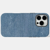 Retro Blue Denim Jeans Textuur Case-Mate iPhone Case (Achterkant (horizontaal))