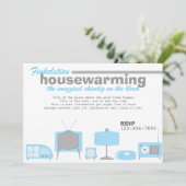 Retro Blue Electronics Kaart (Staand voorkant)