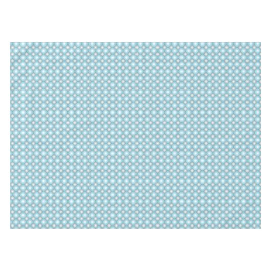 Retro Blue & Grey Geometric Pattern Rechthoek Tafelkleed (Voorkant (Horizontaal))