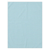 Retro Blue & Grey Geometric Pattern Rechthoek Tafelkleed (Voorkant)