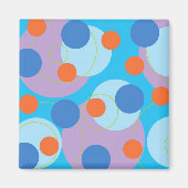 Retro Blue Ice Magnet (Voorkant)