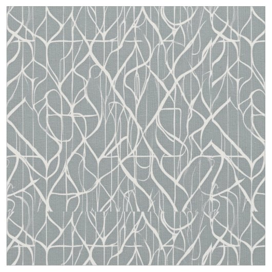 Retro Blue Naadloos Patroon Ontwerp Stof (Close Up)