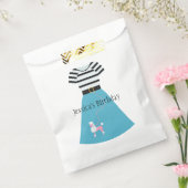 Retro Blue Podle Skirt  Bedankzakje (Gezegeld)