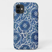Retro Blue Poppy Ming Dynasty China Case-Mate iPhone Case (Achterkant)