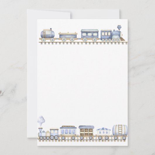 Retro Blue Racing verjaardag eerste ronde Kaart (Achterkant)