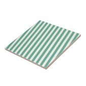 Retro Blue Striped Patroon Tegeltje (Zijkant)