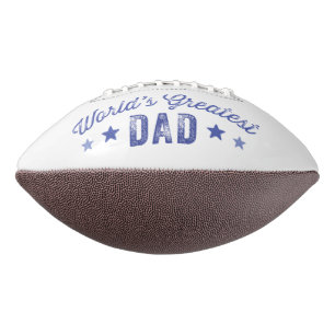Retro Blue World's grootste vader American Football