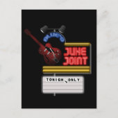 Retro Blues Juke Joint Briefkaart (Voorkant)