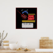 Retro Blues Juke Joint Poster (Keuken)