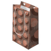 Retro Blush Brun Sunset Klein Cadeauzakje (Voorkant Gekanteld)