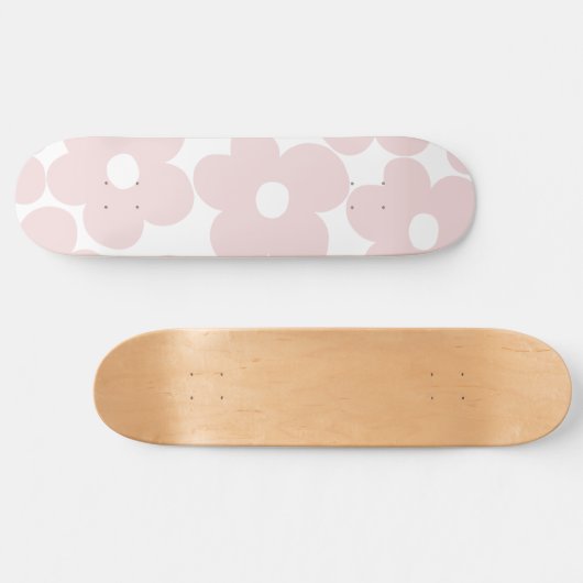 Retro Blush Roze Dagen #1 #decor #art Persoonlijk Skateboard (Horizontaal)