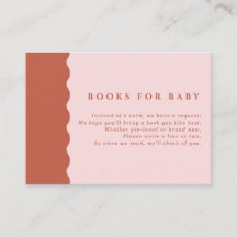 Retro Blush & Terracotta Waves Books for Baby