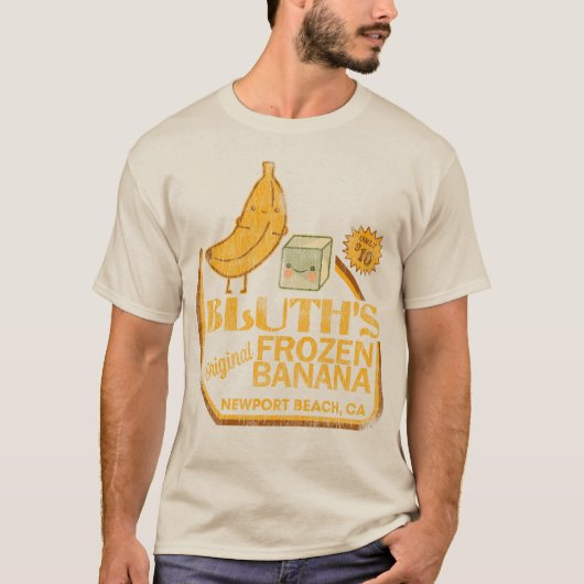 Retro Bluth's Banana Stand - Aangehouden Ontwikkel T-shirt (Voorkant)