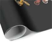 Retro  BMX Cadeaupapier (Rol Hoek)