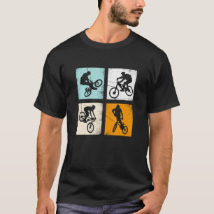 Retro BMX-fiets voor mannen T-shirt