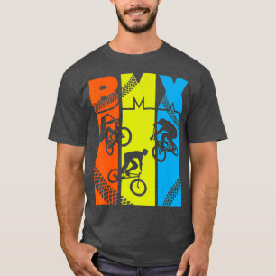  Retro BMX Funny BMX Rider Fiets T-shirt