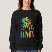 Retro BMX MTB Stunts Bike Bicycle Motocros Trui (Voorkant)