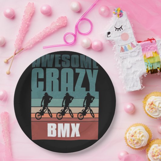 Retro  BMX Papieren Bordje (Feest)