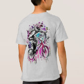Retro Bmx T-Shirt -  Bmx Bike (Achterkant)