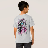 Retro Bmx T-Shirt -  Bmx Bike (Achterkant volledig)