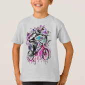 Retro Bmx T-Shirt -  Bmx Bike (Voorkant)