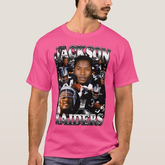 Retro Bo Jackson T-shirt (Voorkant)