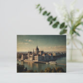 Retro Boedapest Charme Briefkaart (Staand voorkant)
