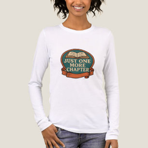 Retro Boekliefhebber Citaat “Eén Hoofdstuk Nog” Tri-Blend Shirt
