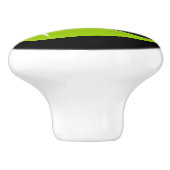 Retro Boemerang Keramische Knop (Zijkant)