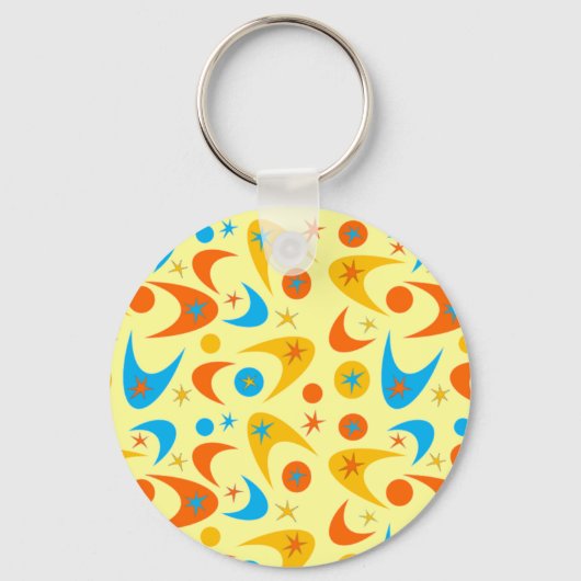Retro Boemerangen Sleutelhanger (Voorkant)