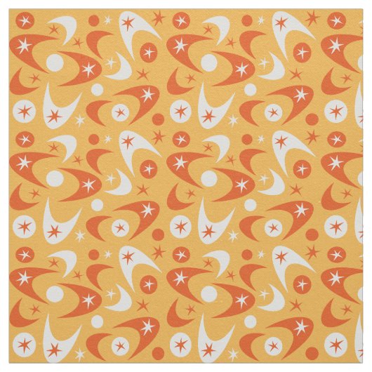 Retro Boemerangen Stof (Swatch)