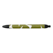 Retro Boemerangen Zwarte Inkt Pen (Voorkant)