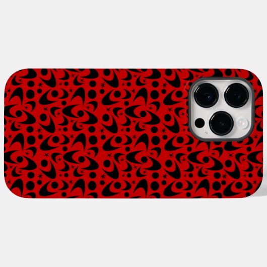 Retro Boemerangs Case-Mate iPhone Case (Achterkant (horizontaal))