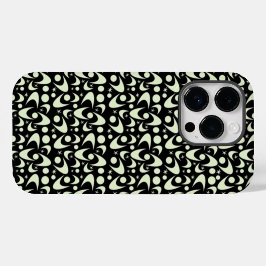 Retro Boemerangs Case-Mate iPhone Case (Achterkant (horizontaal))