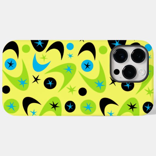 Retro Boemerangs Case-Mate iPhone Case (Achterkant (horizontaal))