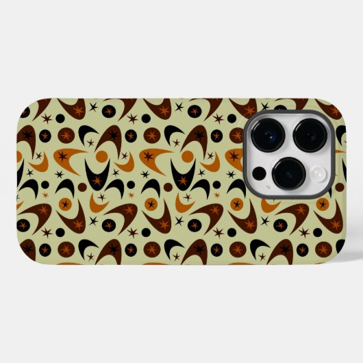 Retro Boemerangs Case-Mate iPhone Case (Achterkant (horizontaal))