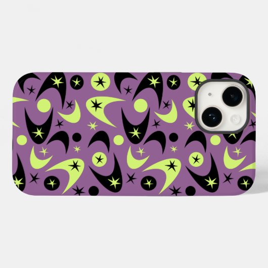 Retro Boemerangs Case-Mate iPhone Case (Achterkant (horizontaal))