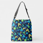 Retro Boemerangs Crossbody Tas (Achterkant)