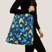 Retro Boemerangs Crossbody Tas (Dichtbij)