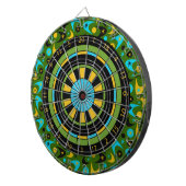 Retro Boemerangs Dartbord (Voorkant Rechts)
