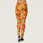 Retro Boemerangs Leggings (Achterkant)