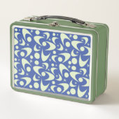 Retro Boemerangs Metalen Lunchbox (Voorkant)